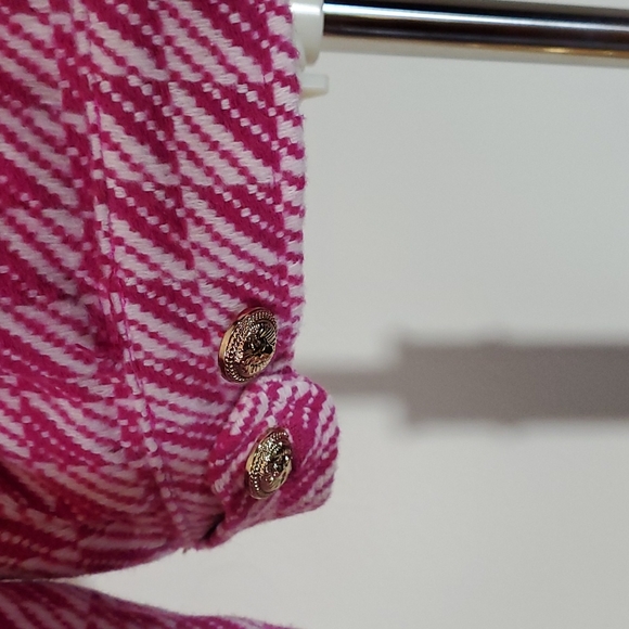 Pink and white bomber style jacket - Picture 7 of 11